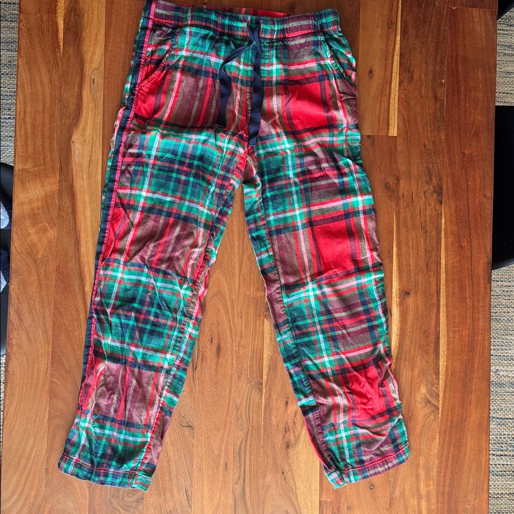 Aerie Red and Green Plaid Kids‎ Bottoms
